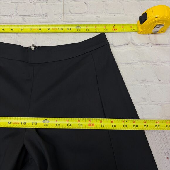 Tracy Reese Women Capri Cropped Wide Leg Pants Size 6 Black C024 -10 - Picture 3 of 16